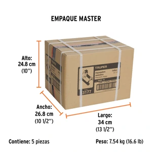 Engrapadora neumatica, calibre 22, Truper