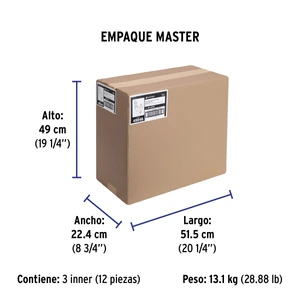 Extensión eléctrica de uso rudo 10 m 2x16 AWG, Volteck