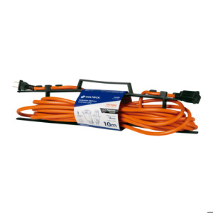 Volteck Extensión eléctrica uso rudo 10 m 2x16 AWG para 1 clavija