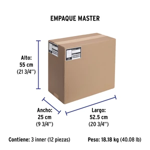 Extensión eléctrica de uso rudo 15 m 2x16 AWG, Volteck