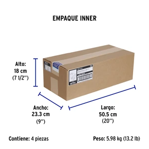 Volteck Extensión eléctrica uso rudo 15 m 2x16 AWG para 1 clavija