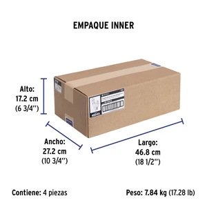 Extensión eléctrica de uso rudo 20 m 2x16 AWG, Volteck