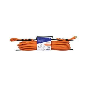 Extensión eléctrica de uso rudo 25 m 2x16 AWG, Volteck