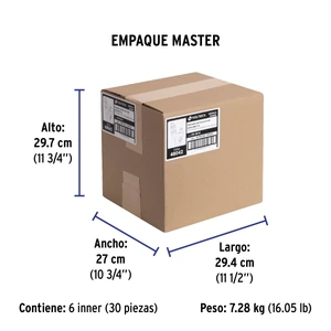 Extensión eléctrica de uso rudo 2 m 2x16 AWG, Volteck