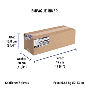 Extensión eléctrica de uso rudo 30 m 2x16 AWG, Volteck