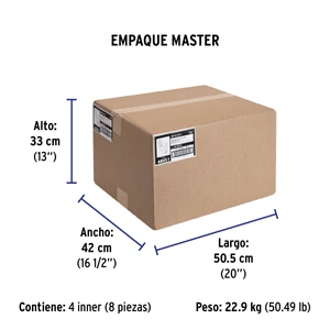 Extensión eléctrica de uso rudo 30 m 2x16 AWG, Volteck