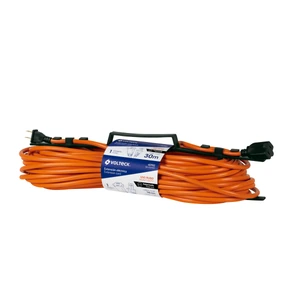 Volteck Extensión eléctrica uso rudo 30 m 2x16 AWG para 1 clavija