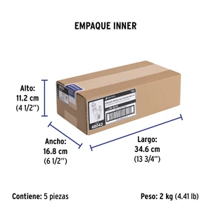Extensión eléctrica de uso rudo 4 m 2x16 AWG, Volteck