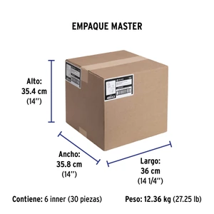 Extensión eléctrica de uso rudo 4 m 2x16 AWG, Volteck