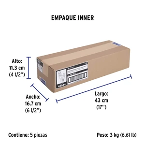 Extensión eléctrica de uso rudo 6 m 2x16 AWG, Volteck