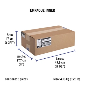 Extensión eléctrica de uso rudo 8 m 2x16 AWG, Volteck