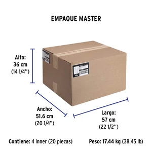 Extensión eléctrica de uso rudo 8 m 2x16 AWG, Volteck