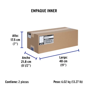 Extensión reforzada aterrizada 20 m calibre 14, Volteck