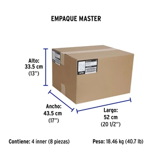 Extensión de uso rudo aterrizada 20 m calibre 16, Volteck