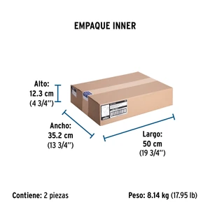 Extensión reforzada aterrizada 30 m 3x14 AWG, Volteck