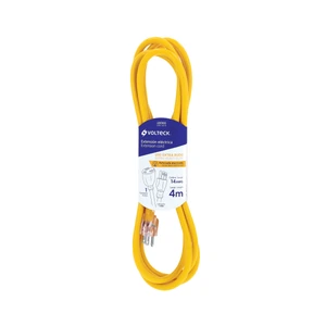 Extensión reforzada aterrizada 4 m 3x14 AWG, Volteck