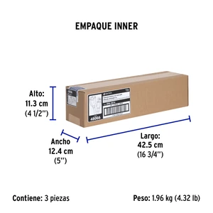 Extensión reforzada aterrizada 4 m 3x14 AWG, Volteck