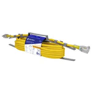 48067 / ERA-8X14 Extensión reforzada aterrizada 8 m 3x14 AWG, Volteck