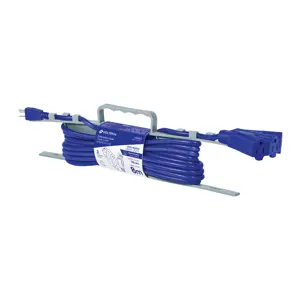 48063 / ERA3-8X16 Extensión triple uso rudo 8 m tipo abanico 3x16 AWG, Volteck