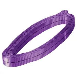 101630 / ESLI-102R Eslinga de poliéster redonda sin fin, 1 T x 2 m, Truper