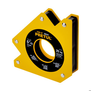 28244 / ESM-5P Escuadra magnética 5' para soldar, capacidad 25 kg, PRETUL