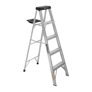 16742 / EST-34 Escalera de tijera tipo III 4 escalones y bandeja, Truper