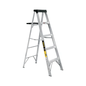 20687 / EST-34P Escalera de tijera tipo III 4 escalones y bandeja, PRETUL