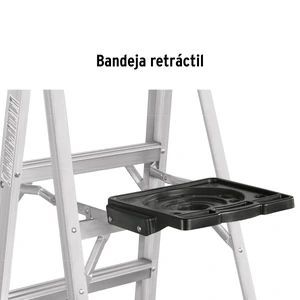 Escalera de tijera tipo III 6 escalones y bandeja, Truper