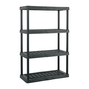 20680 / EST-4AP Estante plástico amplio 4 rep/cap. 35 kg, 140x44x92, Pretul