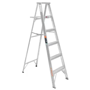 10450 / ESTA-25 Escalera de tijera 100% aluminio tipo ll 5 peldaños, Truper