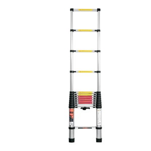 Truper Escalera telescópica,13 peldaños, tipo II, capacidad 102kg