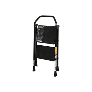 Escalera tubular, plegable, 2 peldaños, Truper