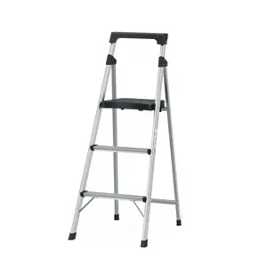 16764 / ESTU-3A Escalera tubular plegable, 3 peldaños, aluminio, Truper