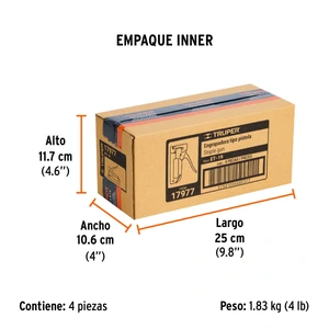 Truper Engrapadora tipo pistola para ¼