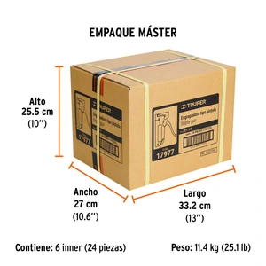 Truper Engrapadora tipo pistola para ¼
