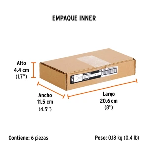 Espátula plástica de 4