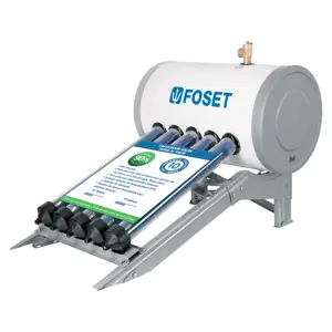 56371 / EX-CALE-HS Foset Exhibidor con mini calentador solar de tubos Heat Pipe