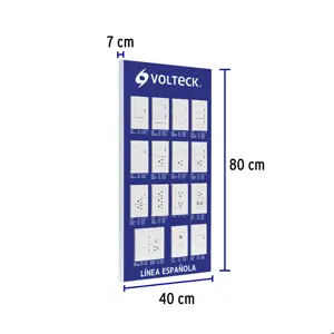 Exhibidor de Línea Española, Volteck