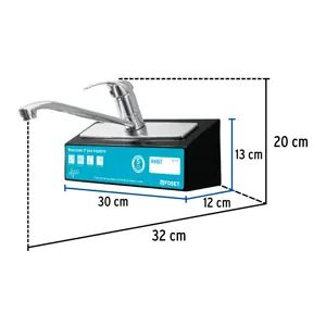 Exhibidor con mezcladora AQF-85, Foset