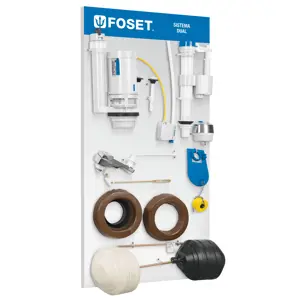 55831 / EX-FOS-DUO Exhibidor con accesorios para WC DUO, Foset