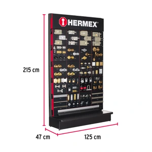 Exhibidor tipo góndola Hermex