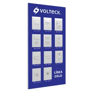 51588 / EX-LO-VK Exhibidor de línea Oslo, Volteck