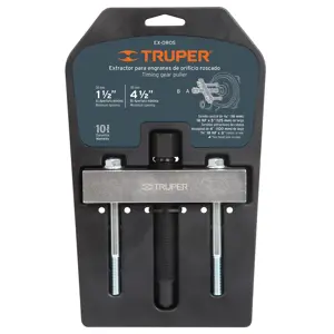 Extractor para engranes y orificios roscados, Truper
