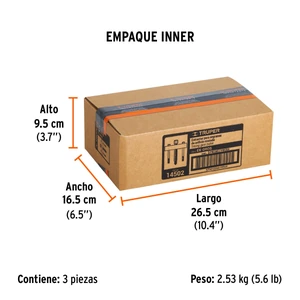 Extractor para engranes y orificios roscados, Truper