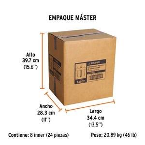 Extractor para engranes y orificios roscados, Truper