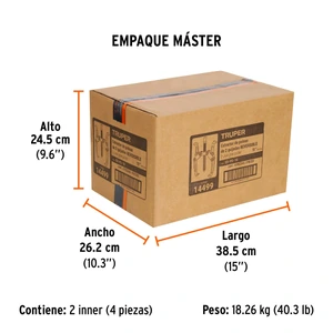 Extractor de poleas, 2 quijadas, 10