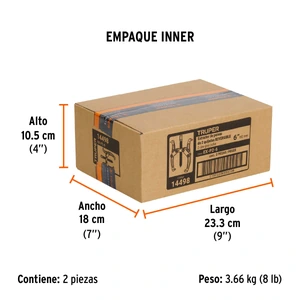 Extractor de poleas, 2 quijadas, 6