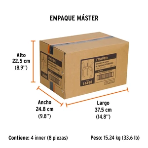 Extractor de poleas, 2 quijadas, 6