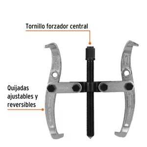 Extractor de poleas, 2 quijadas, 6