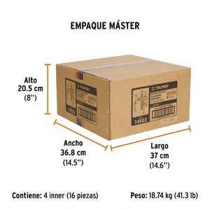 Extractor de poleas, 3 quijadas, 4